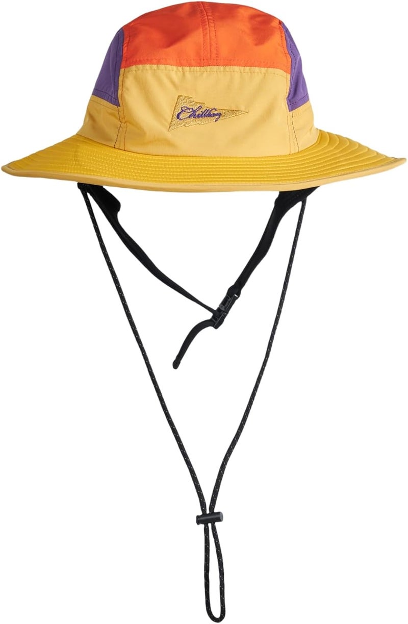 YWYLL Color-Blocked Fisherman Style Sun Hat for Outdoor Camping, Surfing & Vacations - Wide Brim, UV Protective, Anti-Slip - Image 1